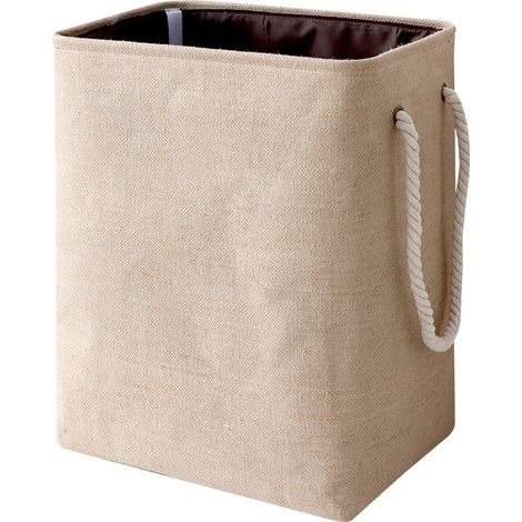 Panier à linge étanche avec poignées - Marron (1/5)