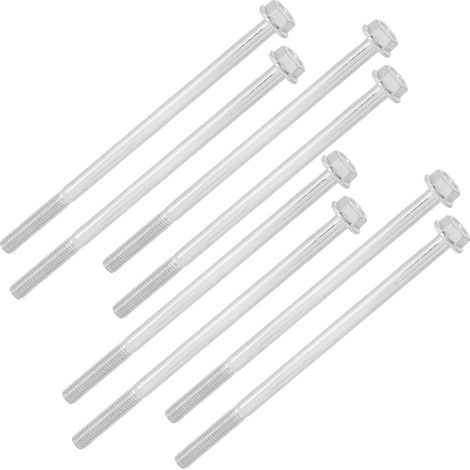 Lot de 20 vis à tête hexagonale allongée M6 x 120 mm pour moteur, usage agricole et domestique. (1/5)