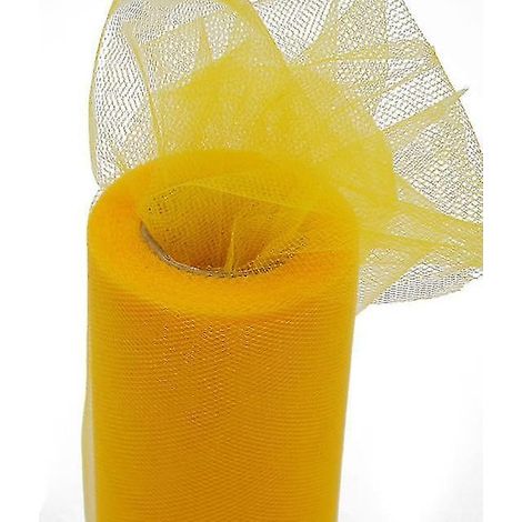 Rouleau de tulle en tissu, bobine de tissu, tutu, fête, baby shower, anniversaire, châle, mariage - COULEUR 6 (1/4)