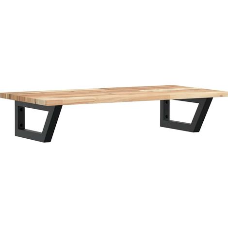 Maison Exclusive - Waschbeckenregal Wandmontage Stahl und Akazien