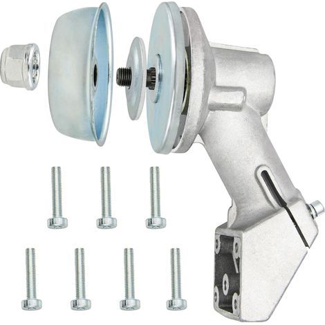 Tête de boîte de vitesses de coupe-bordures 4137 640 0100 pour débroussailleuses Stihl FS90 FS90R FS94 FS94R FS100RX FS110 FS120 FS130 FS130R FS200 FS240 FS240R FS250 FS-KM FS44 FS80 FS83 FS85 (1/4)