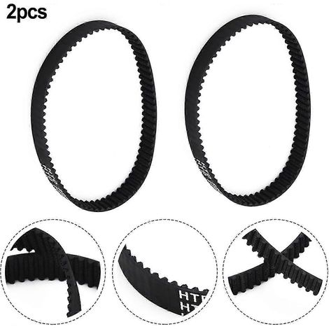 Lot de 2 courroies, pour Bosch, courroie de distribution PBS 75 PBS 75 E, pièce de rechange 1604736005, accessoires de rechange pour aspirateur robot [jkw]()