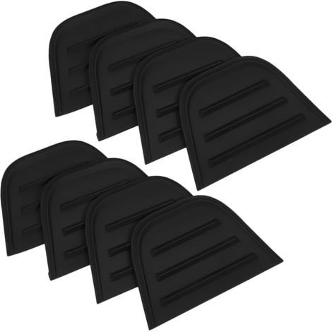 8 protège-coins de transport noir PVC pour cadres et colis (1/5)