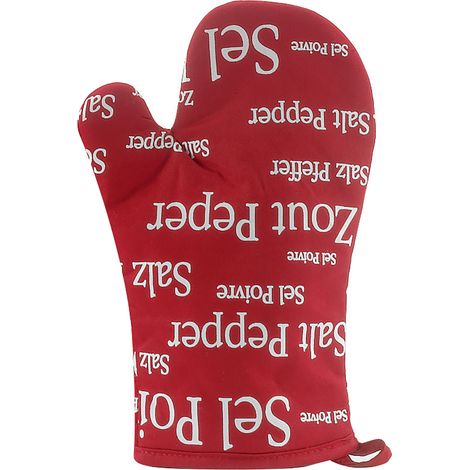 Gant De Cuisine Sel & Poivre Rouge Design Tendance Sel & Poivre - Winkler (1/4)
