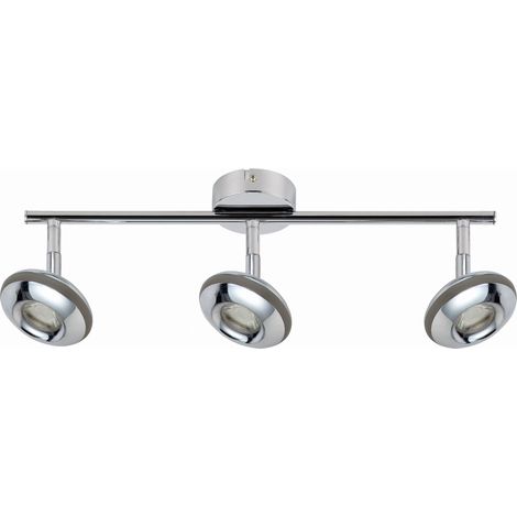 Plafonnier LED Candellux Skipper 3 spots chrome 18W