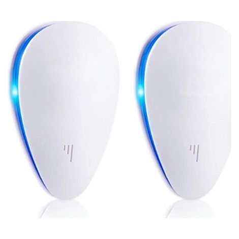 White, Ultrasound Mouse Ultrasound Mice And Rats, For Pests - Anti Mosquito Plug - Anti Spiders - Bat Repellent (1/5)