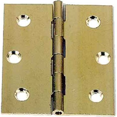 CERNIERA FRESATA PIANA 'ECO' 60x50 mm - Bronzato Q.TA 24