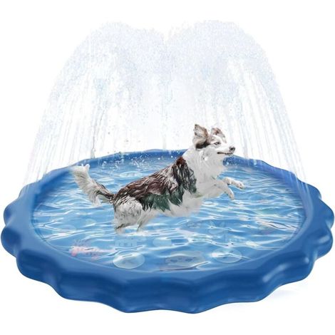 Splash Pad 170 cm – Water Jet for Dogs and Children, Outdoor Play Mat (1/5)