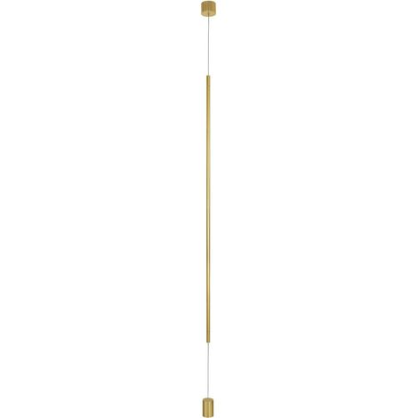 Merano Albuquerque Slim Suspension Plafonnier Laiton Doré Aluminium LED 20W 1400Lm 3000K