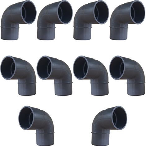 10 raccords PVC 87°30 Mâle/Femelle Ø50 - First Plast (1/5)