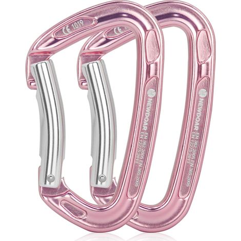 Aluminium Draws Straight/Angled Express Set 24KN Lightweight with Keylock Lock System, for Alpine Climbing, Sporty and Traditional (1/5)