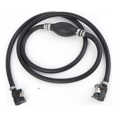 Tuyau essence moteur bateau Marine Johnson 3/8in avec poire d'amorçage et raccords (1/5)