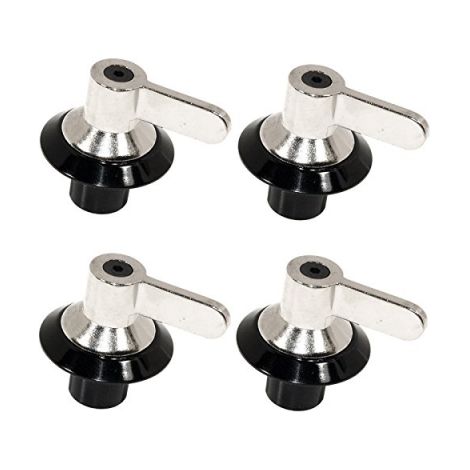 Pulsante di comando nero/inox - Forni, Fornelli Elettrici e a Gas - SMEG - 2950035055992652060