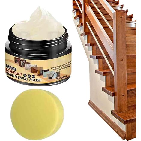 de finition pour bois Revêtement Protecteur de 30 ml avec Éponge pour Meubles en Bois pour Table Chaise Armoire Porte Escalier Sculpture Instrument de Musique Planche à Découper (1/5)