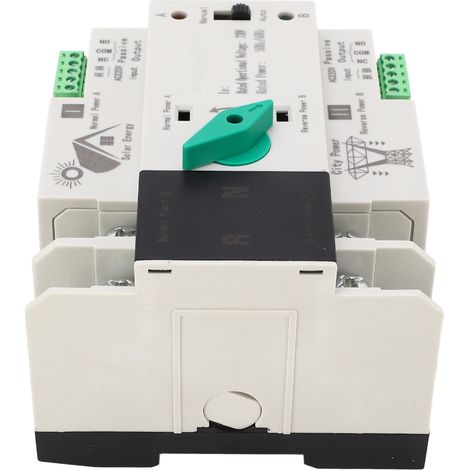 Automatischer Dual-Power-Umschalter 2P mit Millisekunden-Schnellschaltsteuerung, AC 230 V, 50/60 Hz, PV auf Netzstrom 125 A (1/5)