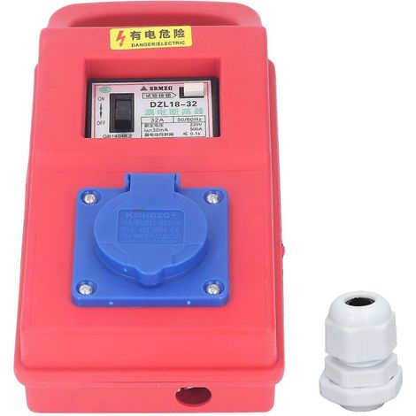 Boîtier de distribution électrique portable, pratique et temporaire pour les chantiers de construction