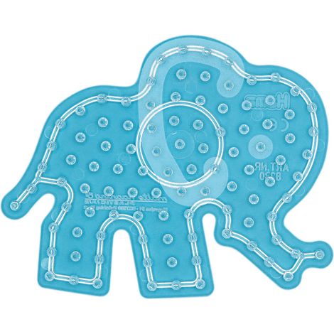 Plaque de base Hama Maxi Perles à repasser Éléphant Transparent