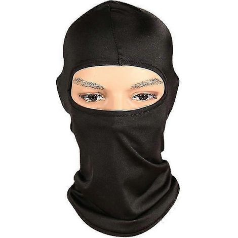 Lot de 2 cagoules de ski, masque facial, cache-cou pour casque, protection UV, écharpe (1/2)