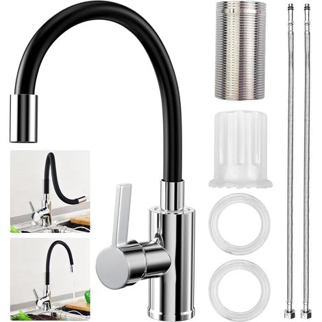 Flexible Kitchen Faucet, 360° Rotating Kitchen Mixer Tap with Flexible (1/5)