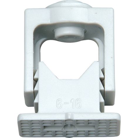 Kopp 341704089 Clip fissacavi ISO 341704089 Intervallo Ø fascio 6 fino a 16 mm richiudibile Grigio 10 pz.