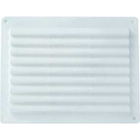 Griglia di aerazione rettangolare in plastica (abs) : Dimensione - 150X200 pass.aria cm2 101 (1/3)