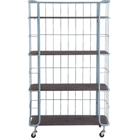 Desserte de Cuisine et Étagère de Boulangerie Meuble de Rangement Vert 85 x 32 x 143 cm - PANGIVO (1/4)
