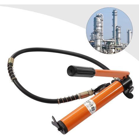 Pompe à main hydraulique 350cc CP - 180 cylindre hydraulique portable 1 mètre tuyau épaississement piston pompe hydraulique pour outils hydrauliques individuels (1/5)