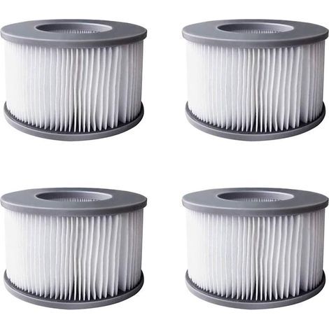 4pcs Hot Tub Filters for MSpa Inflatable Pools, Filter Cartridge Pump Upgraded Version for MSPA All Current Spas (1/5)