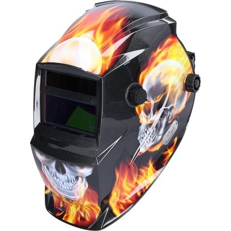 KS TOOLS Casco automático de protección para soldador Diseño Llama - 310.0155 (1/4)