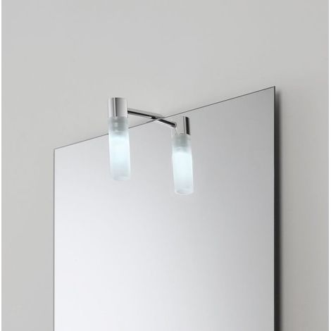 LAMPADA LED SPECCHI 4W H12CM IP44 IN ABS CROMO (1/2)