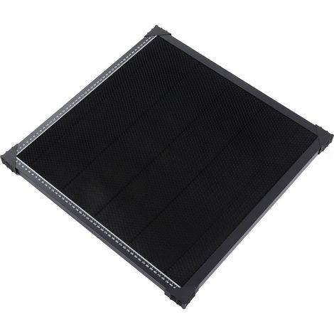 Table de travail pour graveur laser, ensemble de découpe de panneaux en acier, plateau de gravure à dissipation thermique rapide avec plaque en aluminium 500 x 500 mm (1/5)