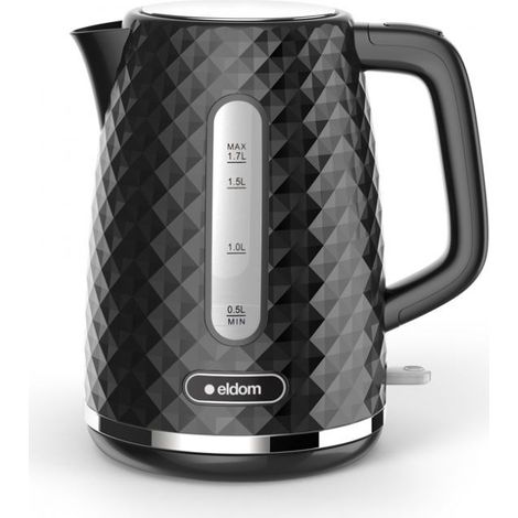 ELDOM C280C ELLI elektrischer Wasserkocher 1,7 L 2200 W Schwarz (1/5)