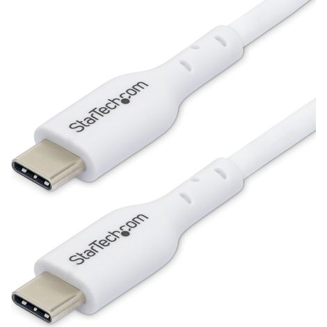 Cable de Carga USB-C de 3m - Cable de Carga USB Tipo C para Portátil - Cable USB para Tablet o Móvil - Entrega de Alimentación PD de 60W 3A - Cable de