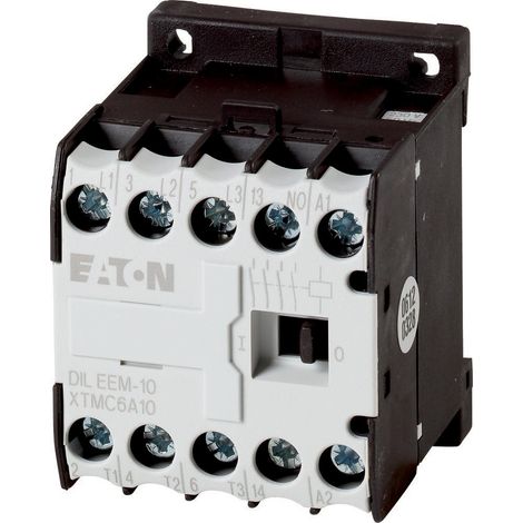 Contacteur de puissance 6A 3P 24V AC 1Z 0R dileem-10 (24V 50/60Hz) 051596
