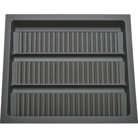 ORGA-BOX 9 Gewürzgläsereinsatz anthrazit für Nobilia-Küchen ab 01/25, Schubladenbreite 600 mm