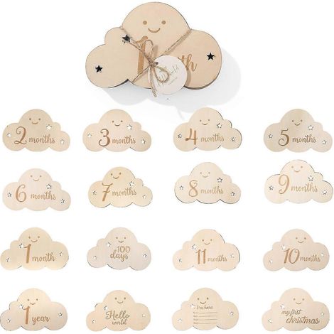 Cartes commémoratives de naissance pour bébé, inodores et sûres, adaptées aux nourrissons et aux jeunes enfants.