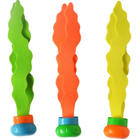Jouets de Plongée Jeux de Piscine Jouets Aux Algues Assistant de Plongée sous-Marine Bain d'entraînement pour Le Bain 3pcs (1/5)