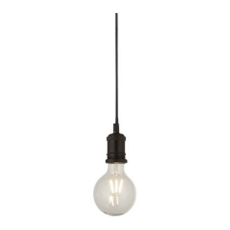 Suspension de câble de lumière du noir mat de Searchlight 1 avec le câble textile noir de 1.5Mtr (1/3)