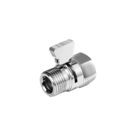 Stop Douche, Vanne d’Arrêt pour Pommeau de Douche Avec Interrupteu, Vanne d'Arrêt de Pommeau de Doucher, Valve de Pommeau de Douche, pour Pommes de Douche, Douchettes à Main, Bras de Douche (1/5)