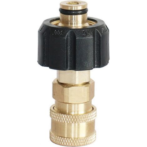 Adaptateur de tuyau d'arrosage amélioré M22 vers connecteur femelle 14 mm, filetage 1/4 pouce, pour nettoyeur haute pression, multicolore (1/4)