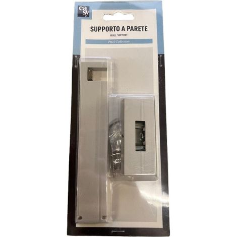 SUPPORTO A PARETE PIATTO COL.TORTORA MIS.14CM