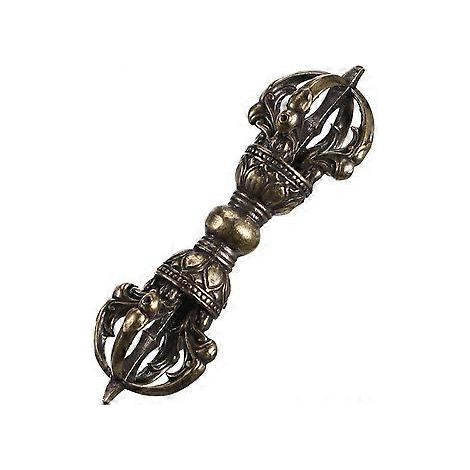 Pilon en laiton unique, ornement Dharma en laiton, artisanat rétro en laiton, décoration intérieure