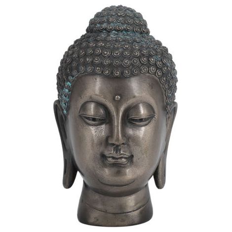 Tête de Bouddha en Résine, Décoration de Table Zen pour Salon et Intérieur