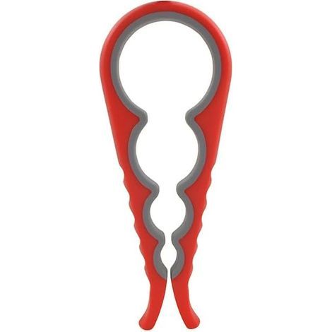 Abrefrascos, abrelatas manual, abrebotellas multifuncional, abrebotellas manual, abrelatas manual, abrefrascos antideslizante, utensilios de cocina, para manos bajas, para mujeres (1/5)