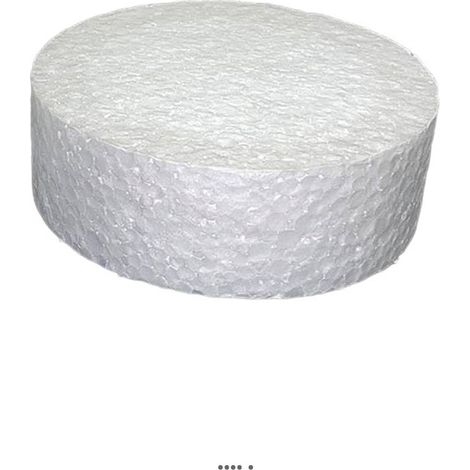 Disque Polystyrene M1 D 8,50 cm x H 3 cm haute densité pour calage pot