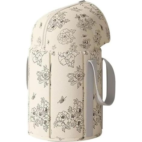 Bassin de Bain de Pieds Pliable Portable avec Poignées et Housse pour les Genoux, Parfait pour Tremper les Pieds en Voyage, en Camping et en Plein Air