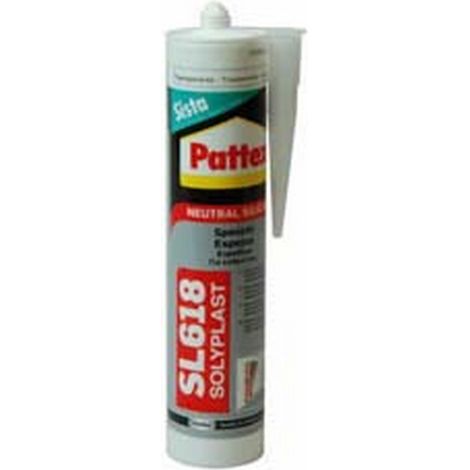 5PZ PATTEX SILICONE SISTA SL 618 SOLYPLAST PER SPECCHI - ml.300