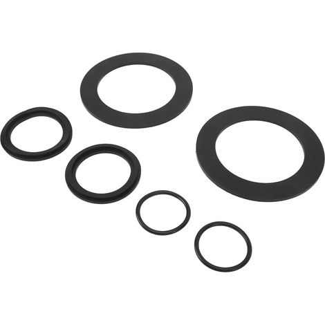 Kit de 6 rondelles joints silicone 25076RP pour vannes à plongeur piscine compatible 10745 10262 10255 (1/5)