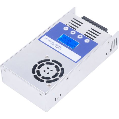 Régulateur de charge solaire MPPT 30A, contrôleur de panneau photovoltaïque avec écran LCD, entrée 180VDC max, compatible batteries scellées gel 12V 24V 36V 48V. (1/5)