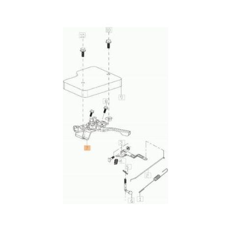 LEVA ACCELERATORE ORIGINALE EMAK L66151836